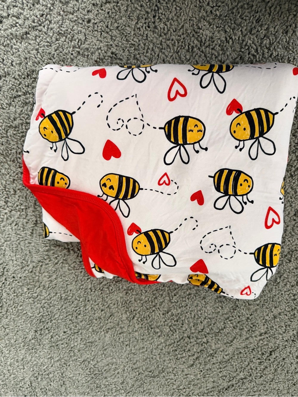 Little Sleepies Bee Happy Cloud Blanket 50x50 Excellent Condition Bamboo
